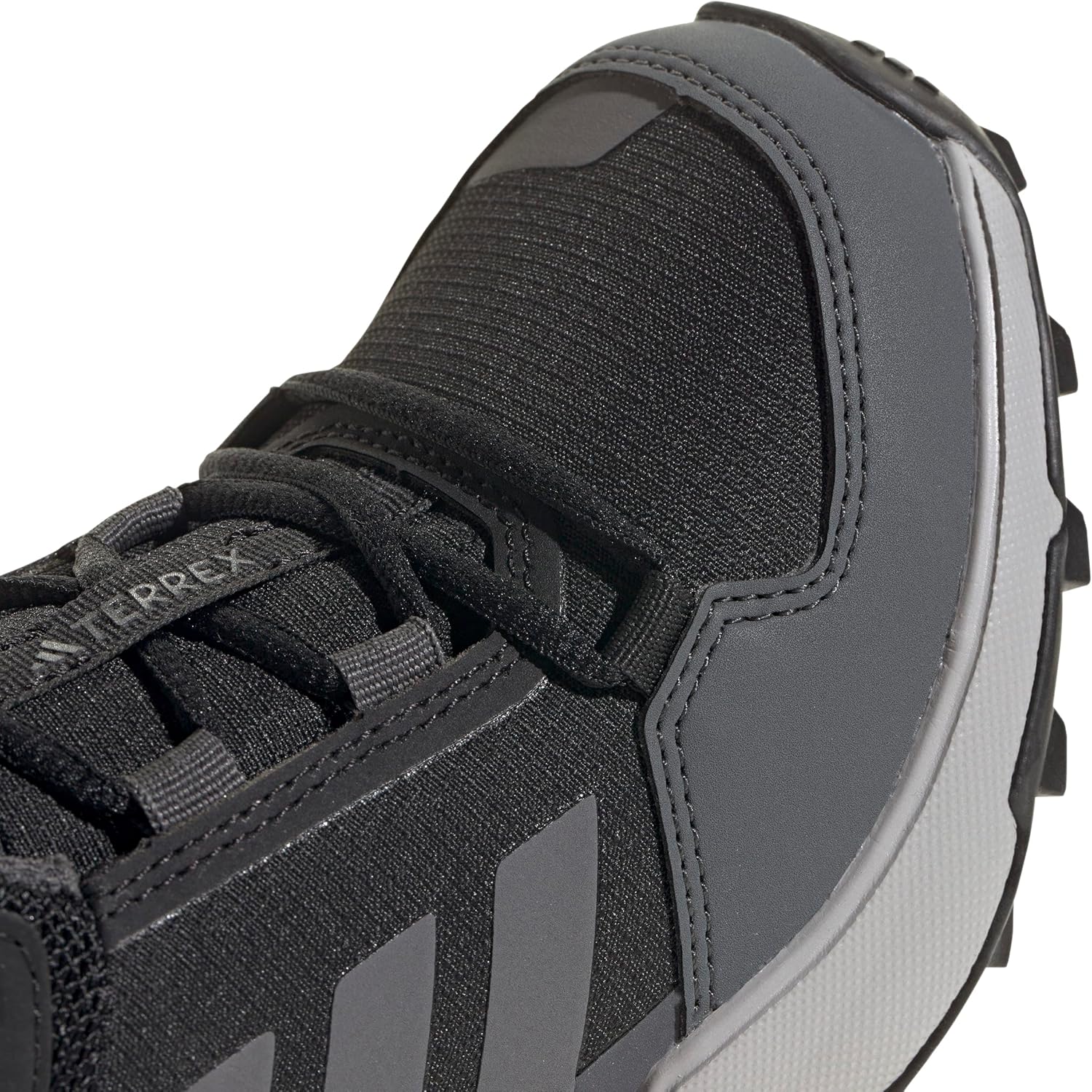 Детские кроссовки Adidas Terrex Ax Endless Ripstop Mid Kids (для детей младшего и старшего возраста) унисекс, черный/серый — фото 4