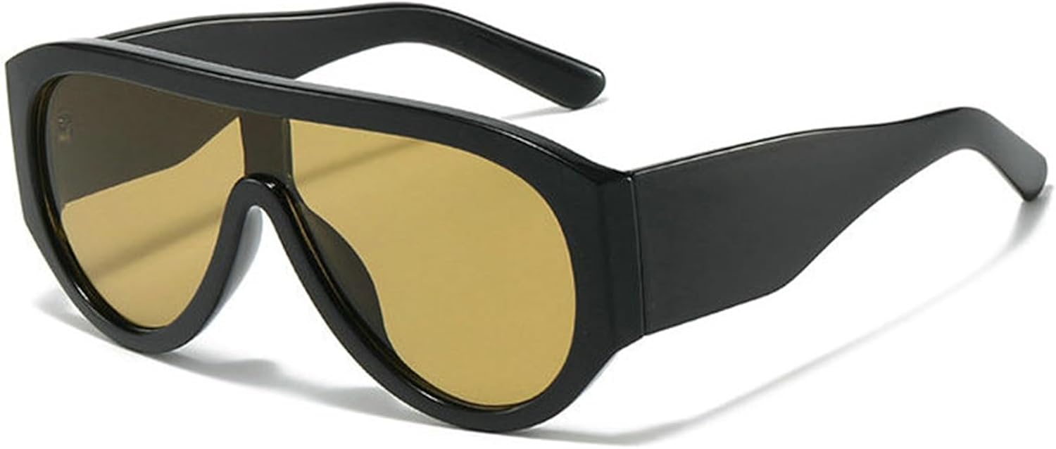 

Хелена Модные большие солнцезащитные очки-пилот для женщин и мужчин в стиле ретро, ​​черные и зеленые, с защитой от УФ-излучения UV400, модные, с широкими дужками helena, C3