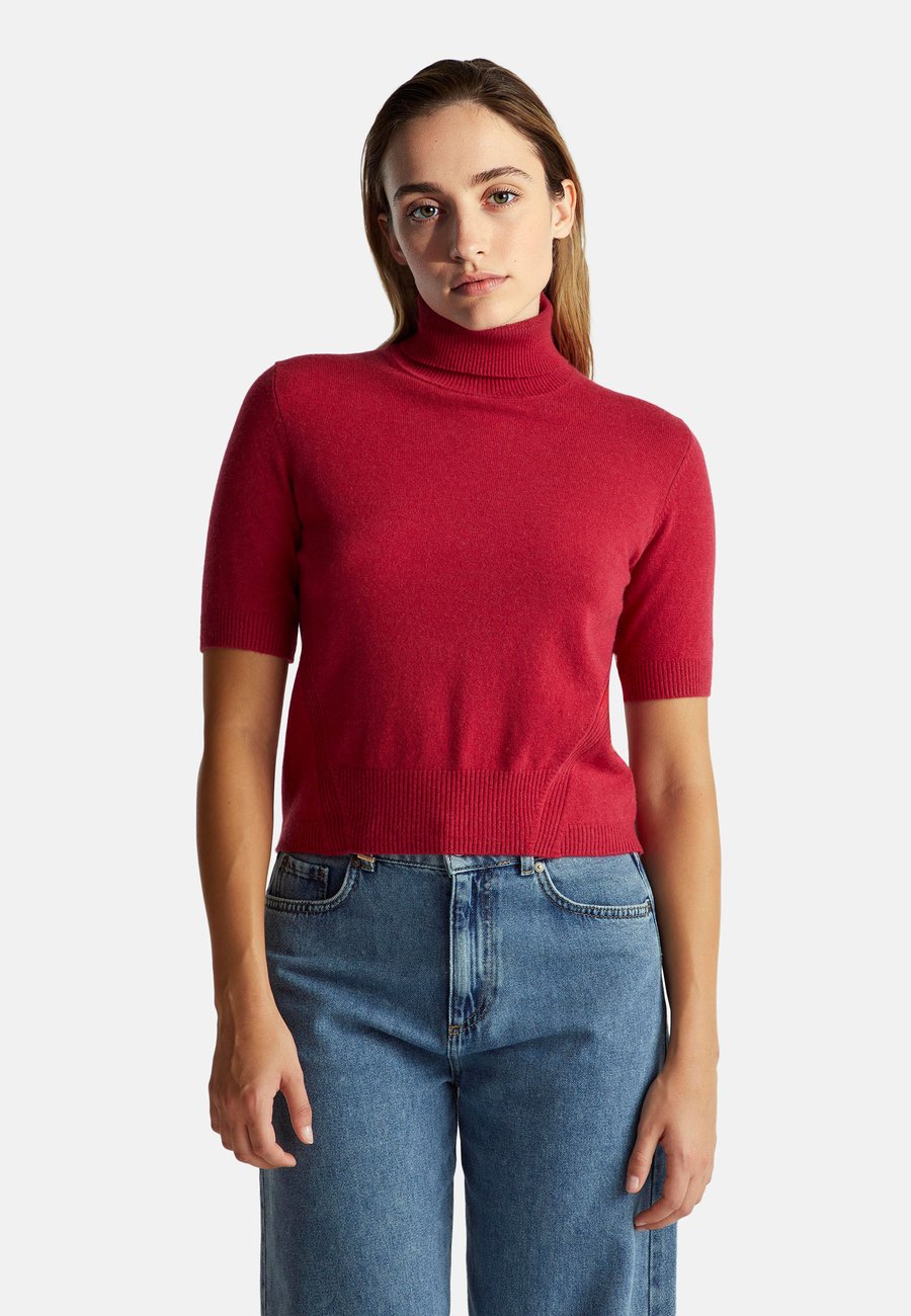 

Футболка United Colors of Benetton SHORT SLEEVE TURTLENECK , Red