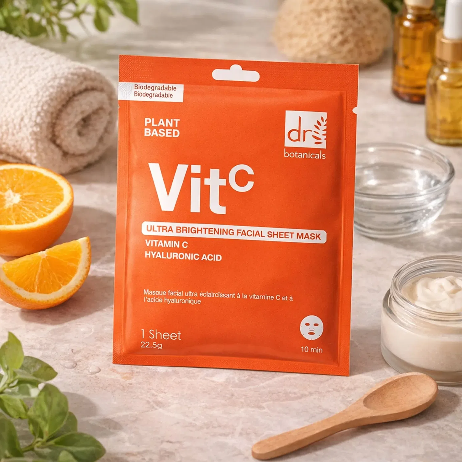 Маска для лица Dr Botanicals — С витамином C и гиалуроновой кислотой — фото 2