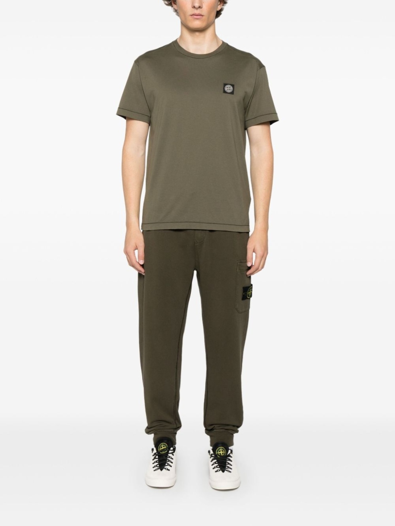 Stone Island футболка 2100039, зеленый — фото 2