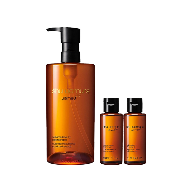 

Zhichunxiu очищающее масло для питания кожи увлажняющее, освежающее, очищающее 450мл+50мл*2 Shu Uemura