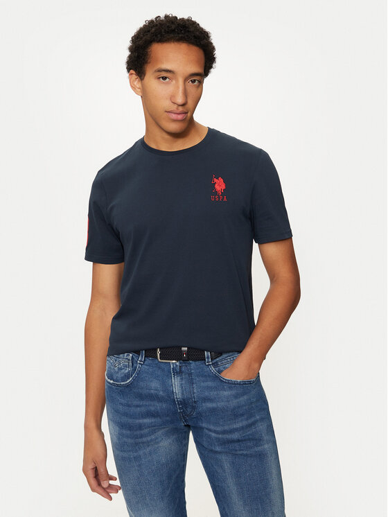

Футболка узкого кроя U.S. Polo Assn., синий