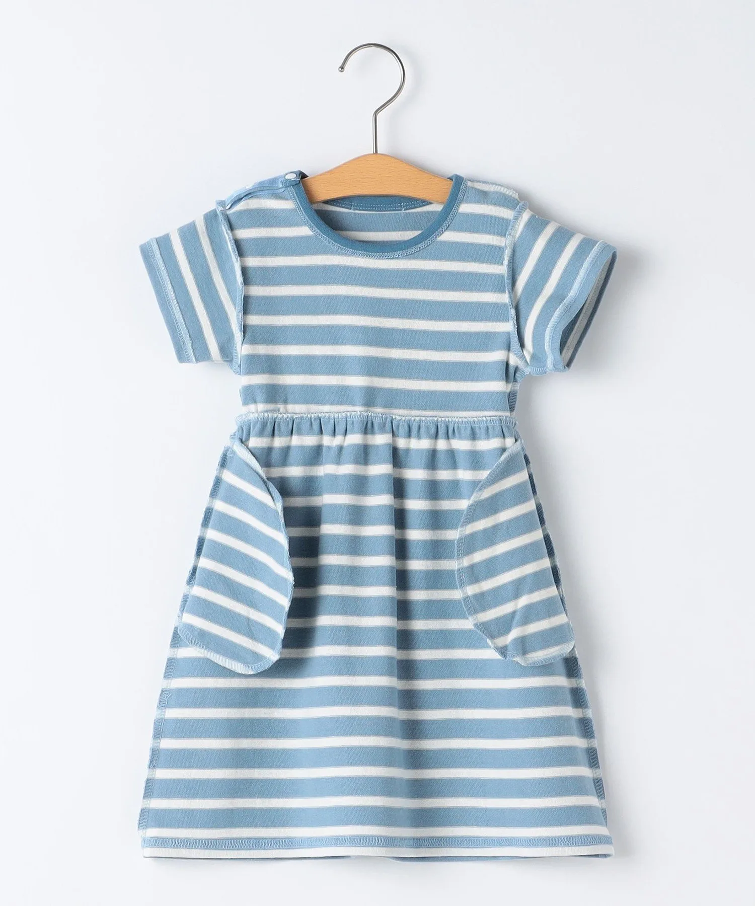 Детское платье SHIPS: 90 см / с оборкой по краю SHIPS KIDS, Light blue — фото 3