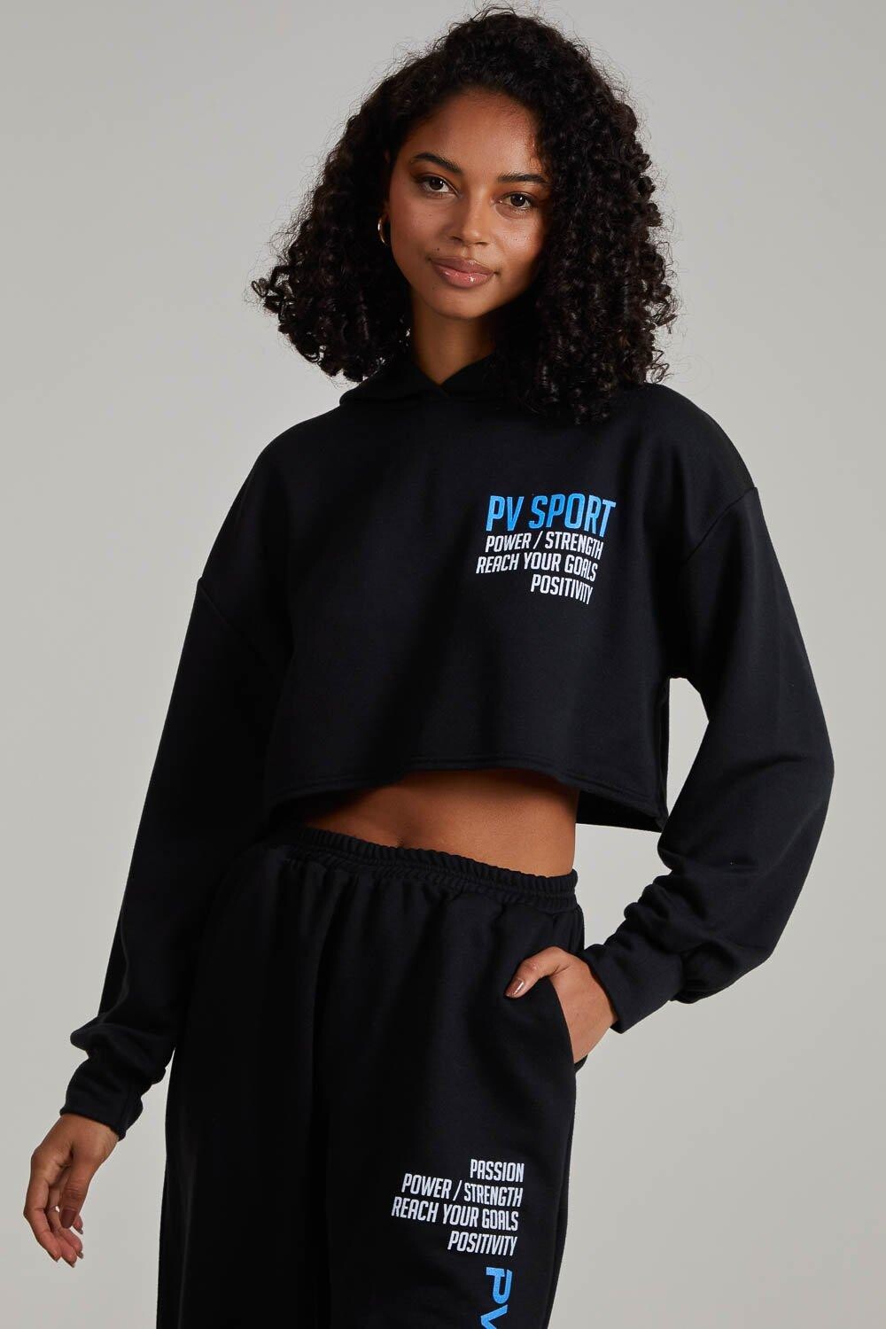 

Укороченная толстовка PV Sport Pink Vanilla, черный