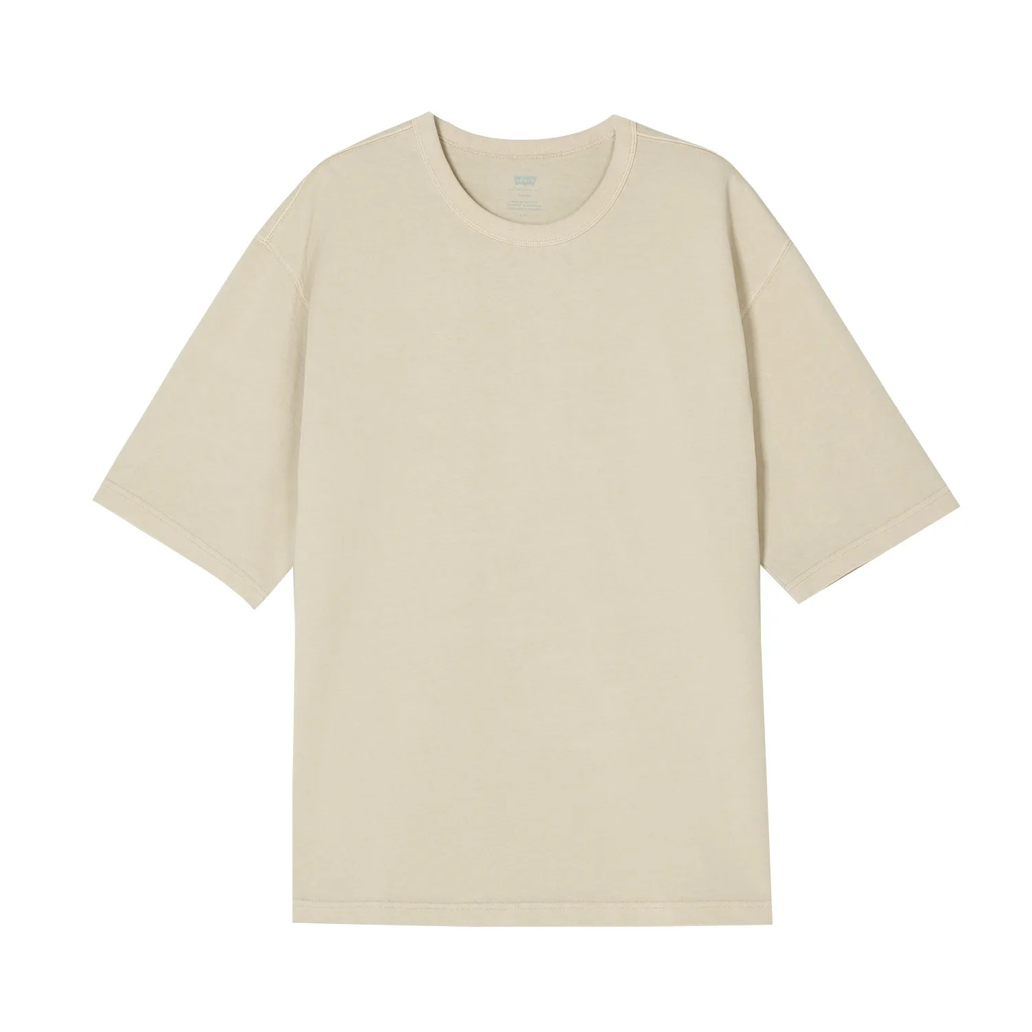 Levis Футболка Unisex Khaki Crew Neck Moderate Straight Fit