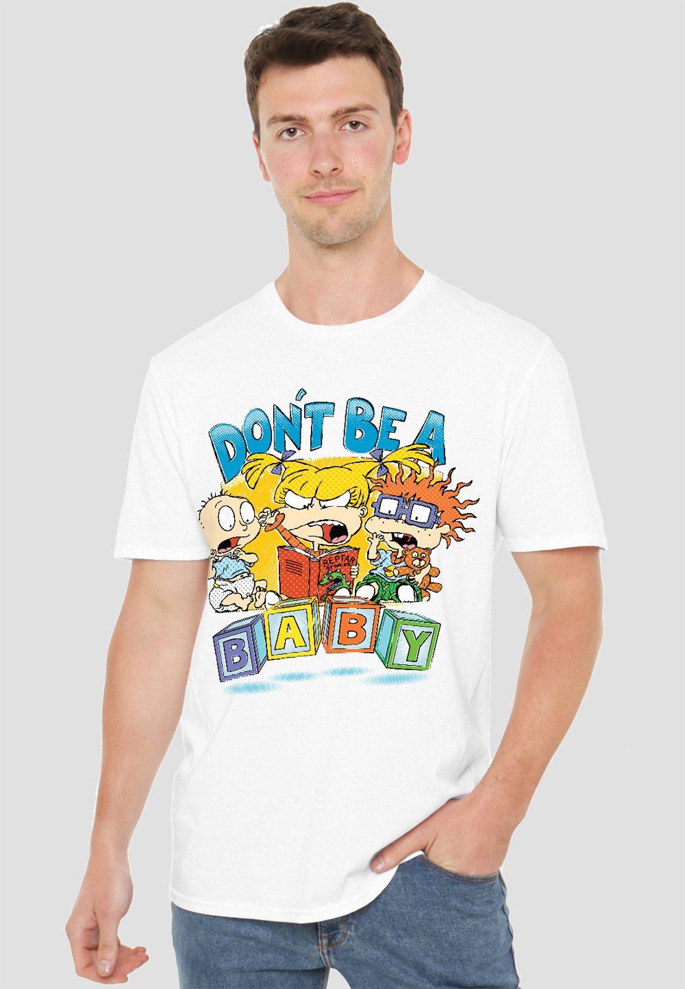 

Футболка с принтом RUGRATS Cotton Soul, белый