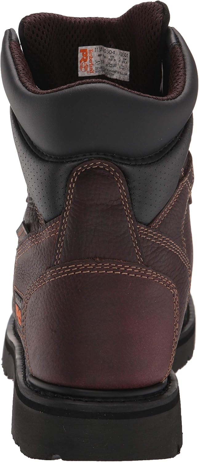 Timberland Pro мужские ботинки 6" с внутренней защитой, Burgundy — фото 3