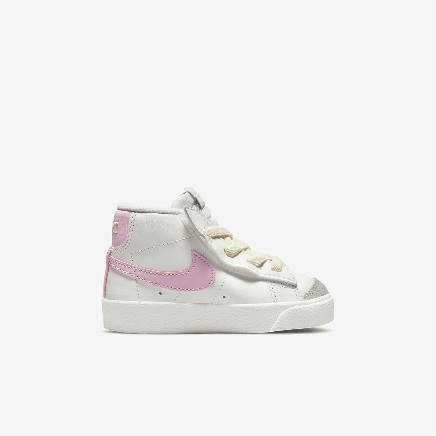 Кроссовки Nike Kids' Blazer Mid '77, белый/розовый — фото 3