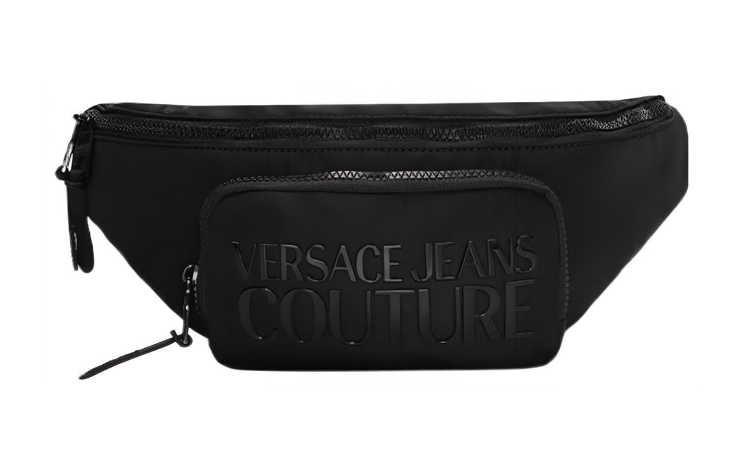 

Кроссбоди через плечо, слинг-сумка, поясная сумка большая men's black VERSACE JEANS COUTURE, Set (Bag+Dust Bag)