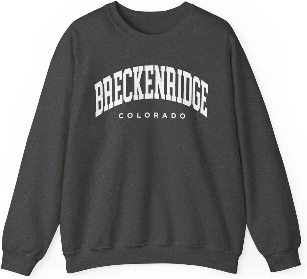 

Бренд Breckenridge Colorado, взрослый унисекс свитшот CUSTOMI