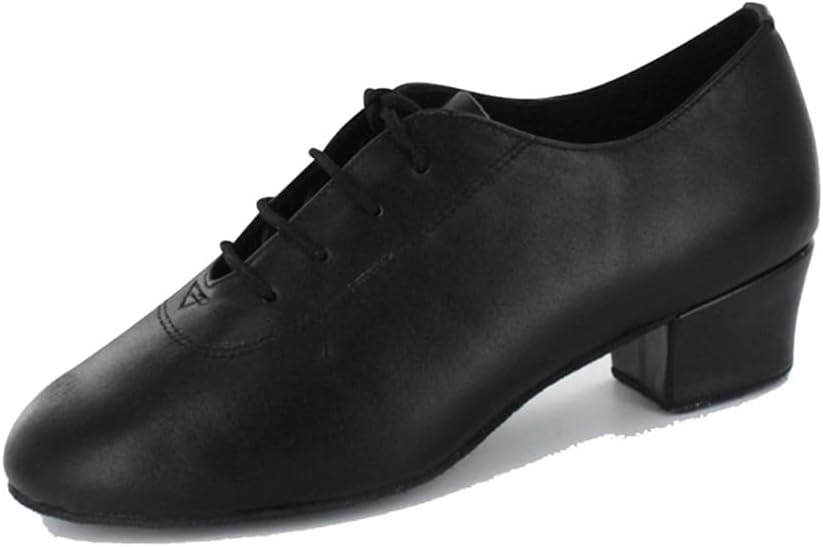 

Мужские классические туфли на шнуровке для комфорта: сальса, танго, джаз, румба, бальные, латинские, современные танцы Mgm-Joymod, черный