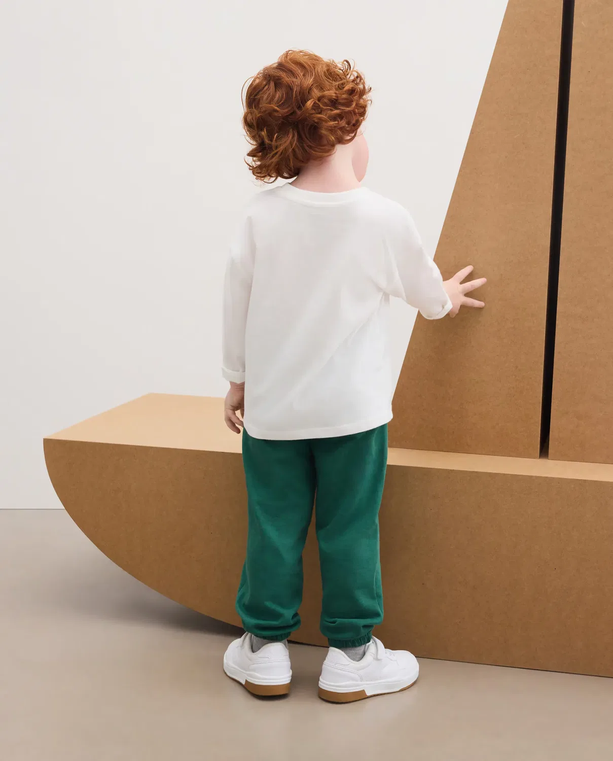 Детская футболка с длинным рукавом с принтом Walter Print Kids El Corte Inglés, Blanco — фото 3