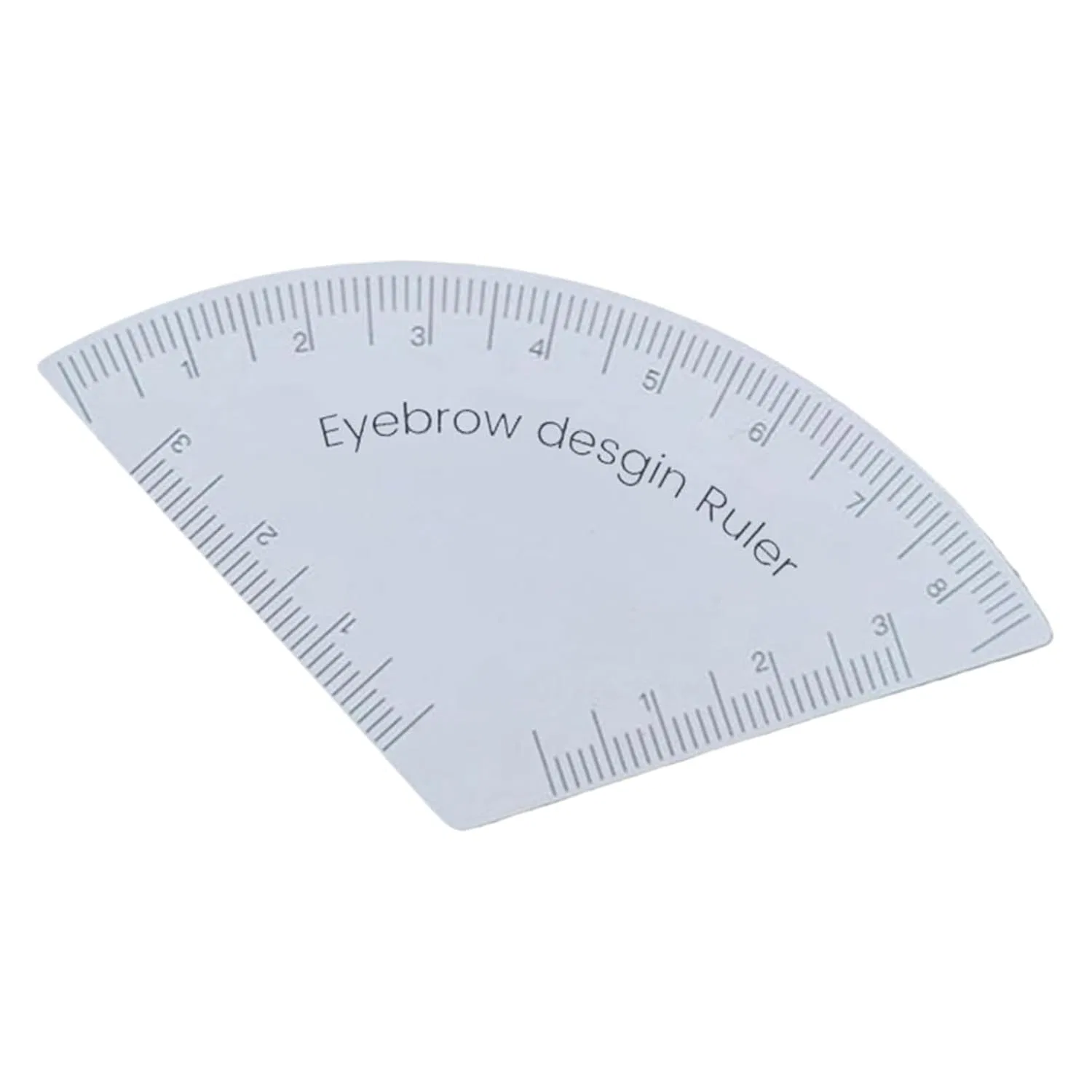 Линейка для бровей, PVC, 5 см, Generic