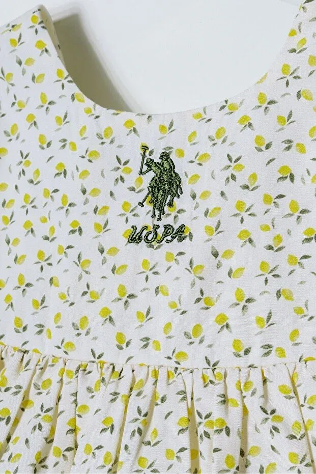Детское платье для девочек без рукавов U.S. Polo Assn., Nude Color — фото 2