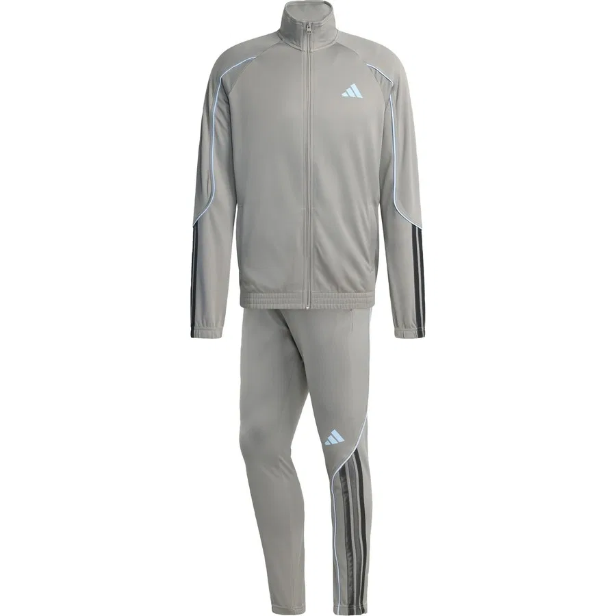 Спортивный костюм с длинным рукавом Stadium 3-Stripes Tracksuit adidas, Серый — фото 3