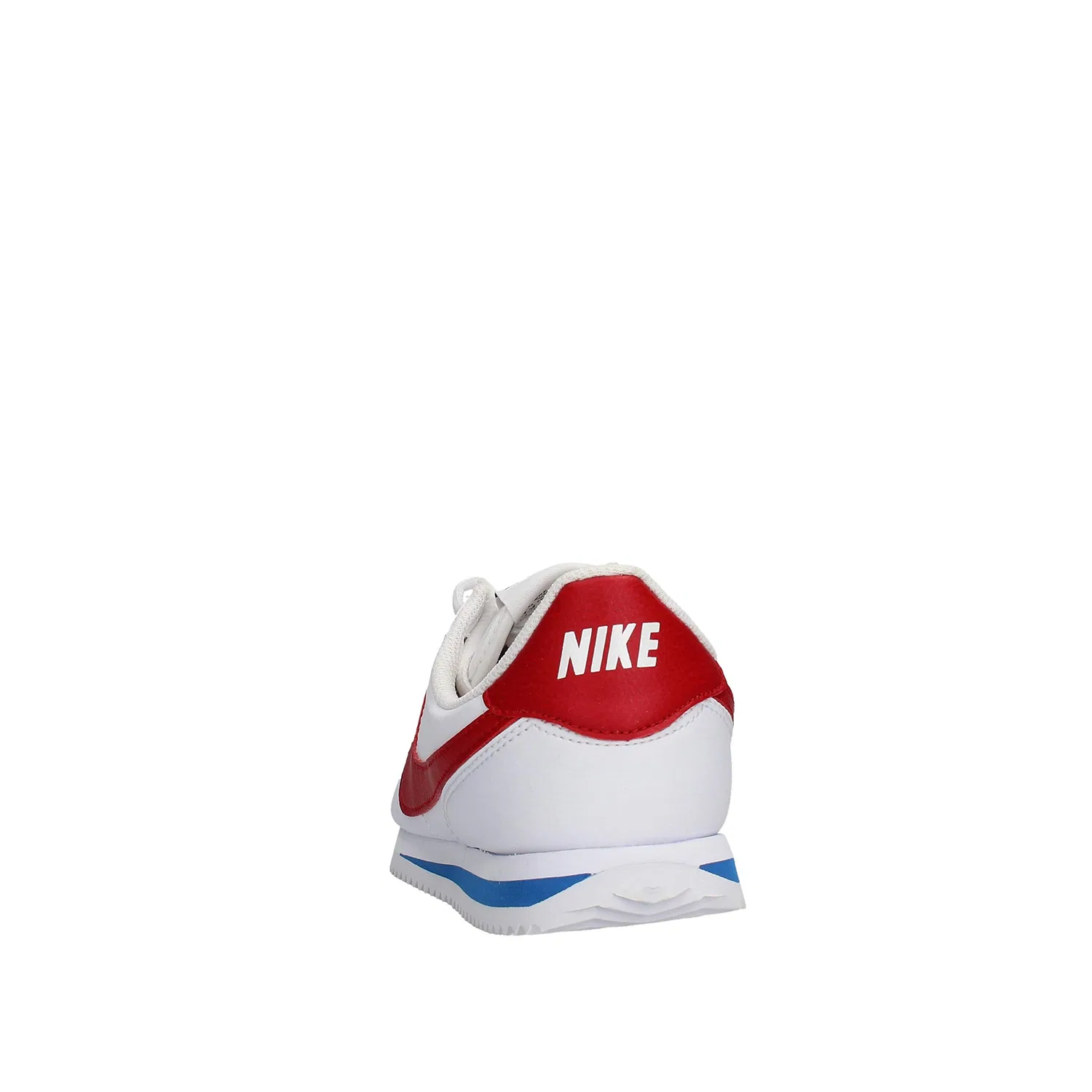 Детские кроссовки для мальчиков с закрытым носком Cortez Basic Sl (Gs) NIKE, White White Varsity Red Black 103 — фото 3