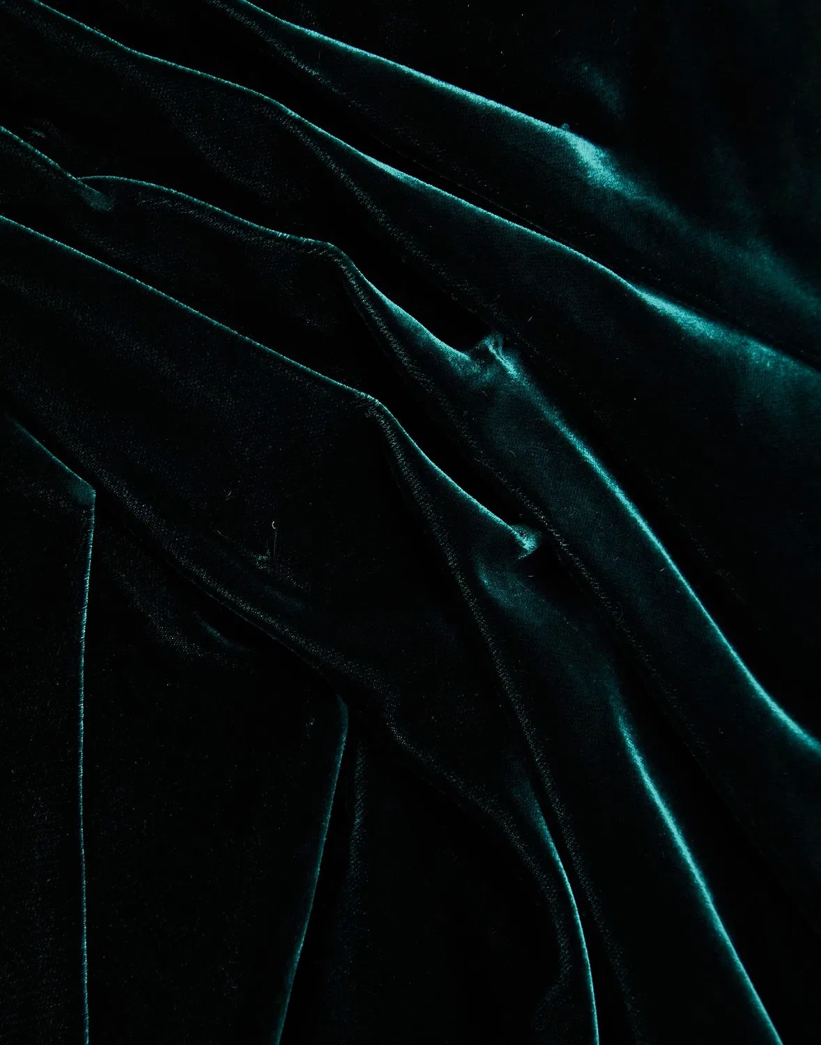 Женская юбка-шорты вельветовая с принтом Saint Laurent, Deep Teal — фото 4
