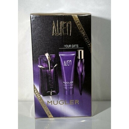 Thierry Mugler Подарочный набор Alien Mugler EDP и лосьон для тела 60 мл 2 унции EDP 10 мл 0,3 унции EDP 50 мл 1,7 унции лосьон для тела — фото 4
