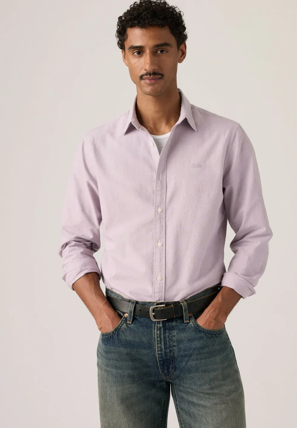 Battery housemark standard auri floral n - shirt Levi'S, Auri Floral Navy Blazer - Purples — фото 4