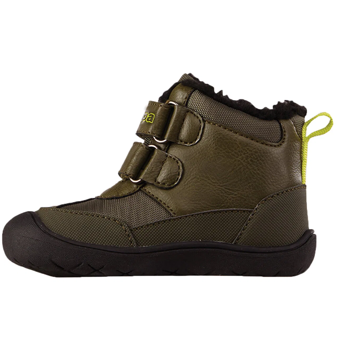 Детские ботинки с мембраной Kappa Claw Tex, Khaki Rosa — фото 3