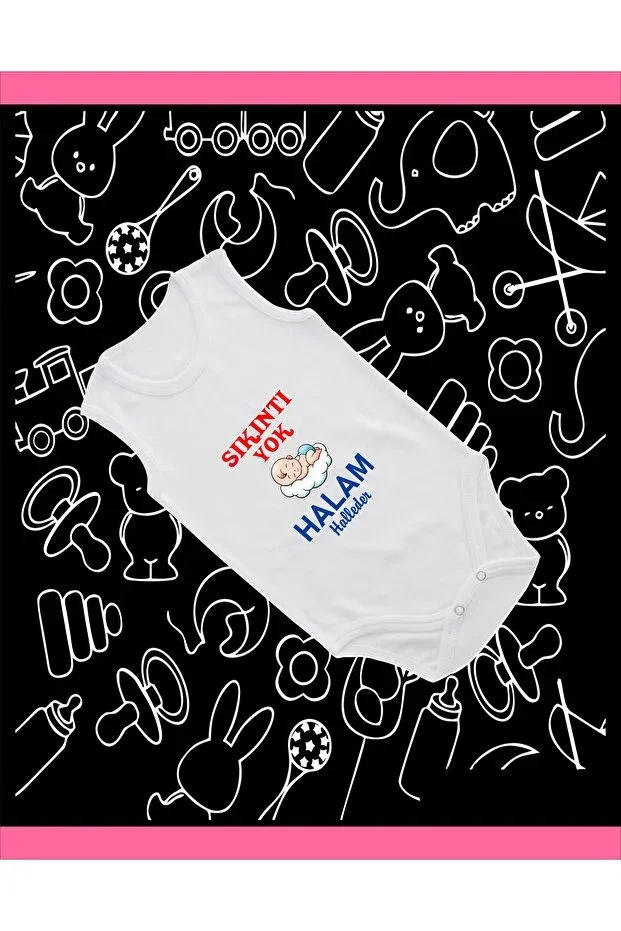 Детское боди для новорожденных с принтом Enmalife, White — фото 2
