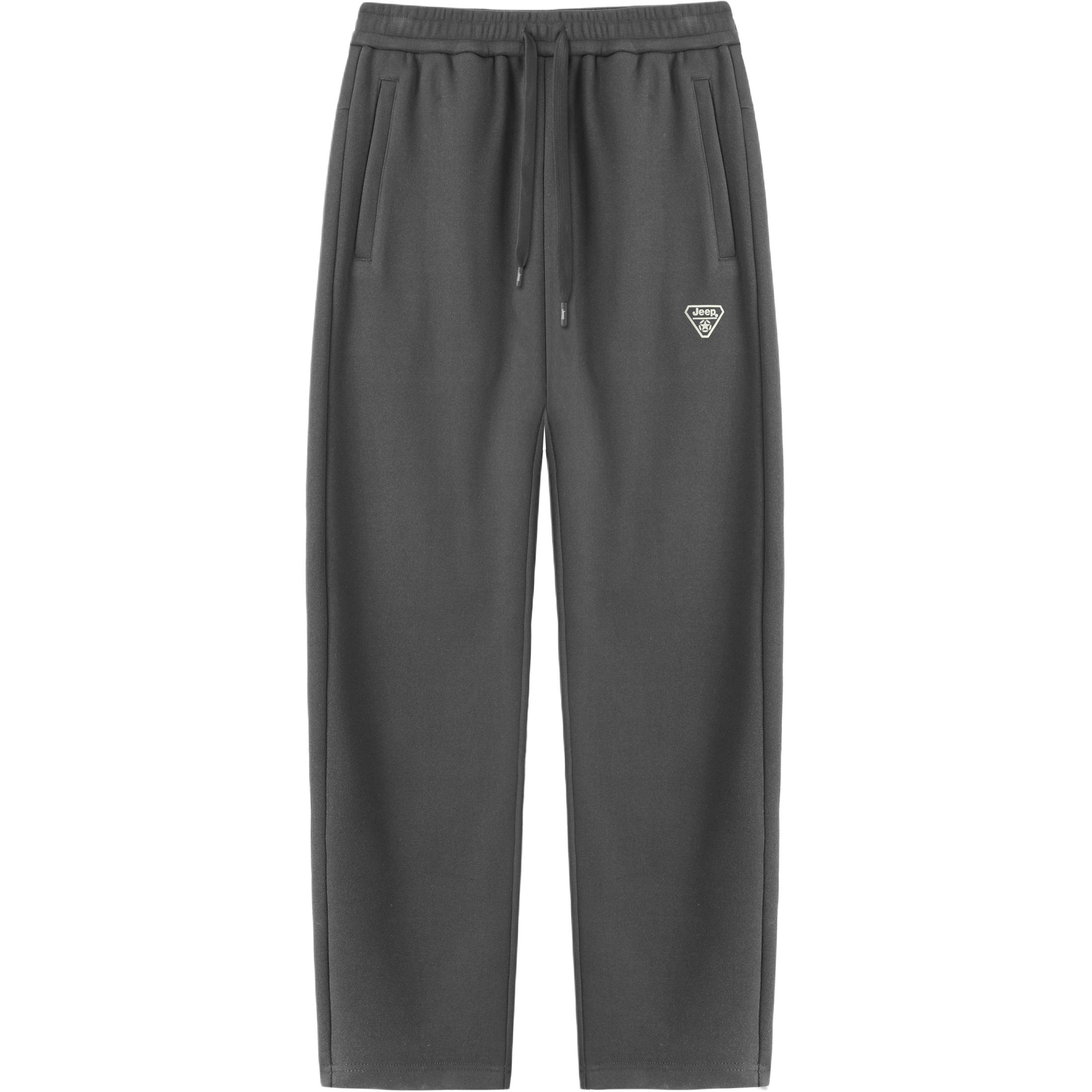 

Повседневные брюки Unisex Moderate Straight Fit Jeep, темно-серый