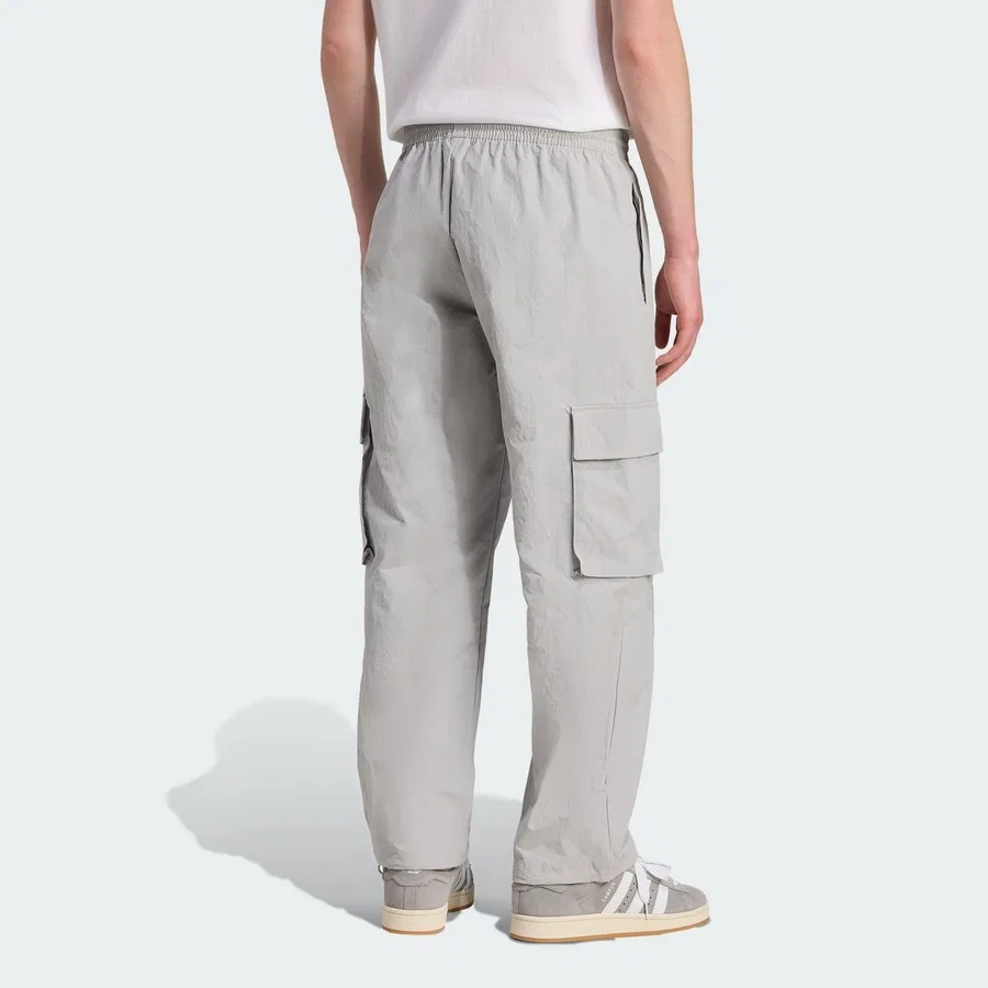 Штаны карго спортивные с принтом Front Stripes adidas Originals, Серый — фото 2