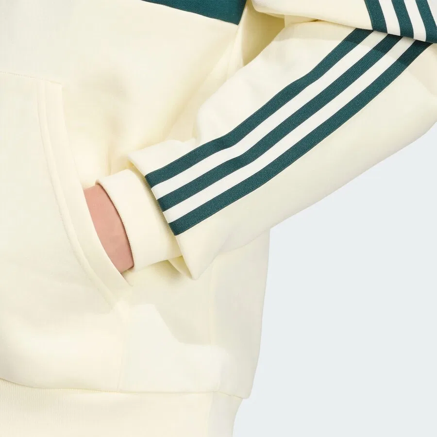 Толстовка на молнии ADIDAS PERFORMANCE Athletic 'Real Madrid' из шерсти белого цвета — фото 4