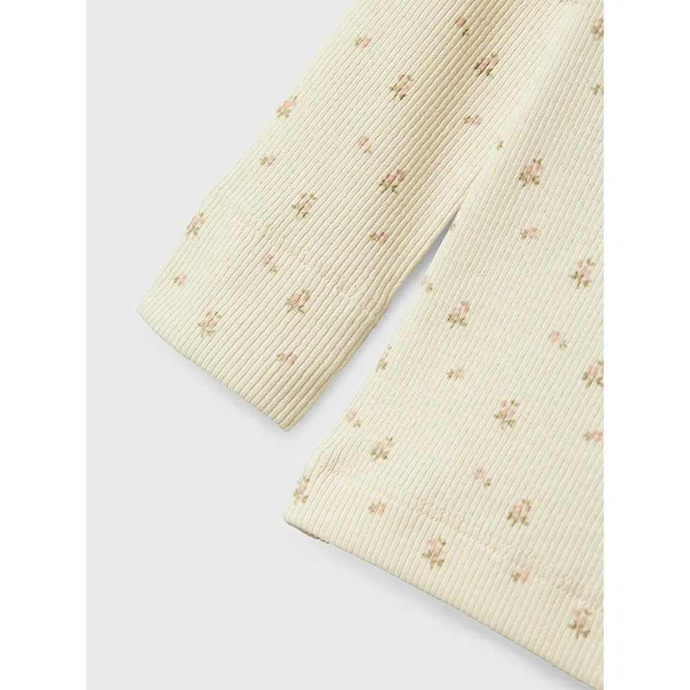 Футболка с длинным рукавом Gago Slim Lil Atelier Name It, бежевый — фото 4