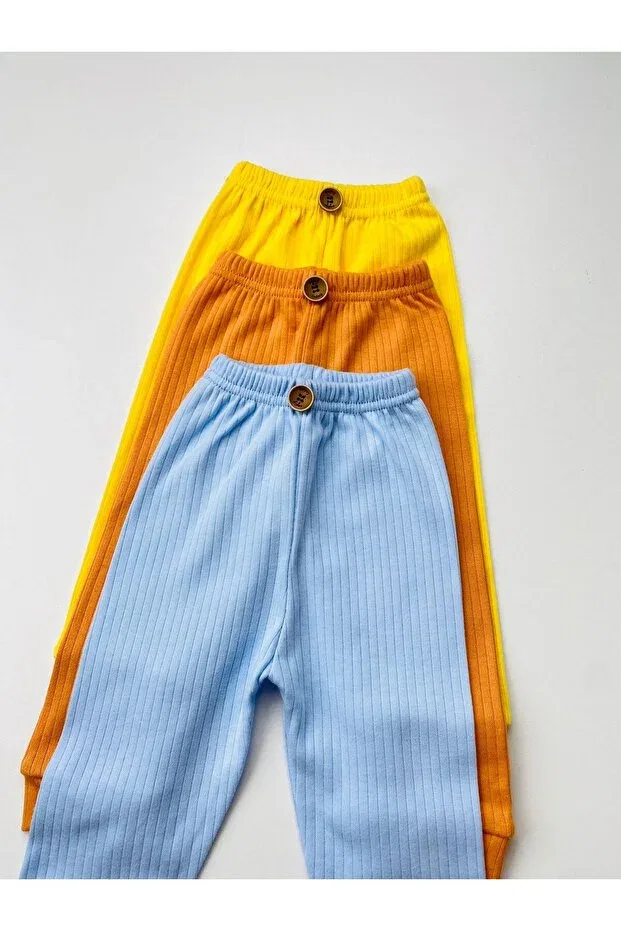 Детские брюки для девочек с принтом Basics Efu Baby, Multicolored — фото 3