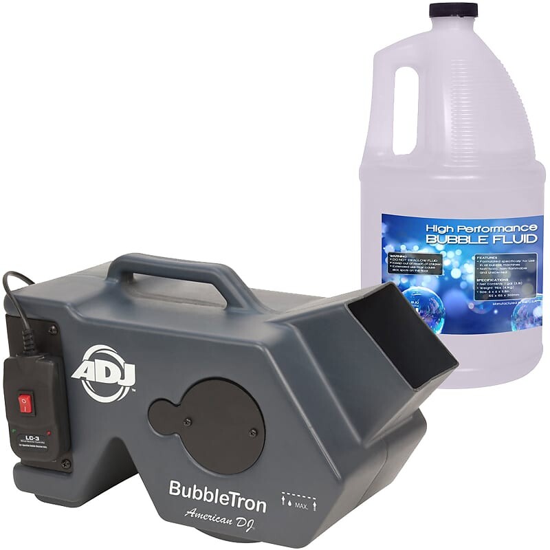 

Американский диджей BubbleTron Bubble Machine + 1 галлон жидкости для пузырей American DJ American DJ BubbleTron Bubble Machine + 1 Bubble Fluid Gallon
