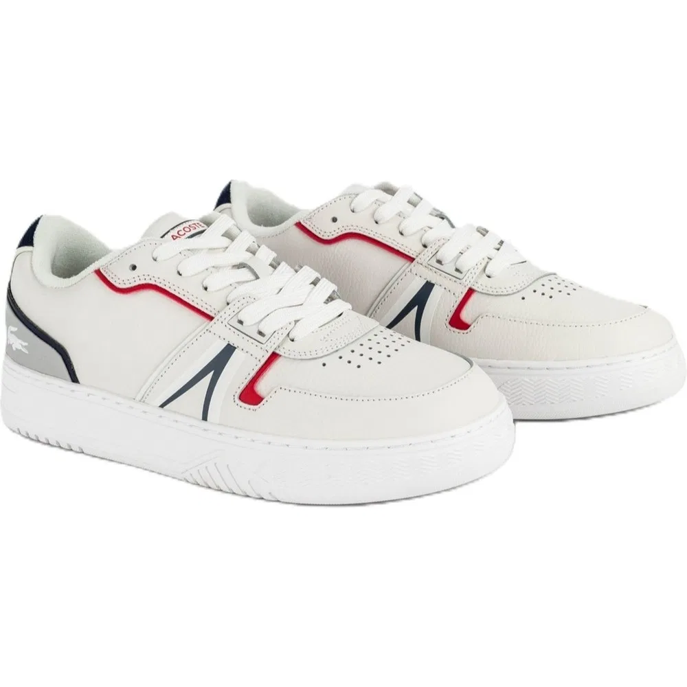 Детские кроссовки Lacoste L001 1 Sma Leather из натуральной кожи, Cream — фото 2