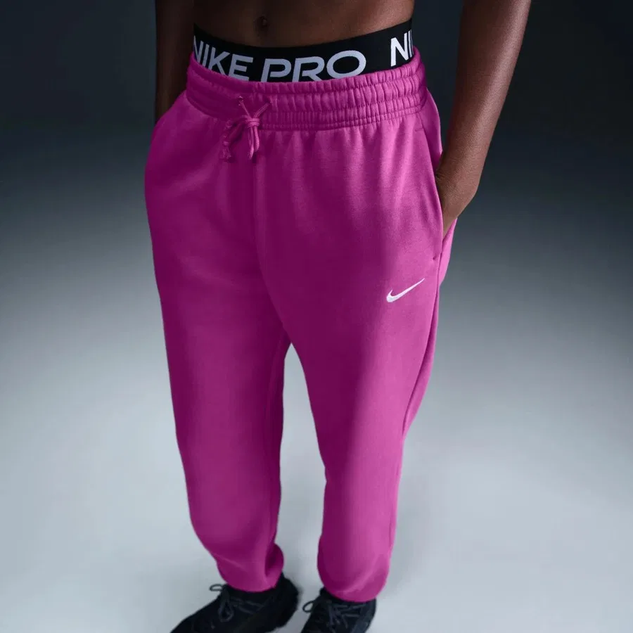 Спортивные штаны с эластичным низом Phoenix Fleece Nike, Розовый — фото 3