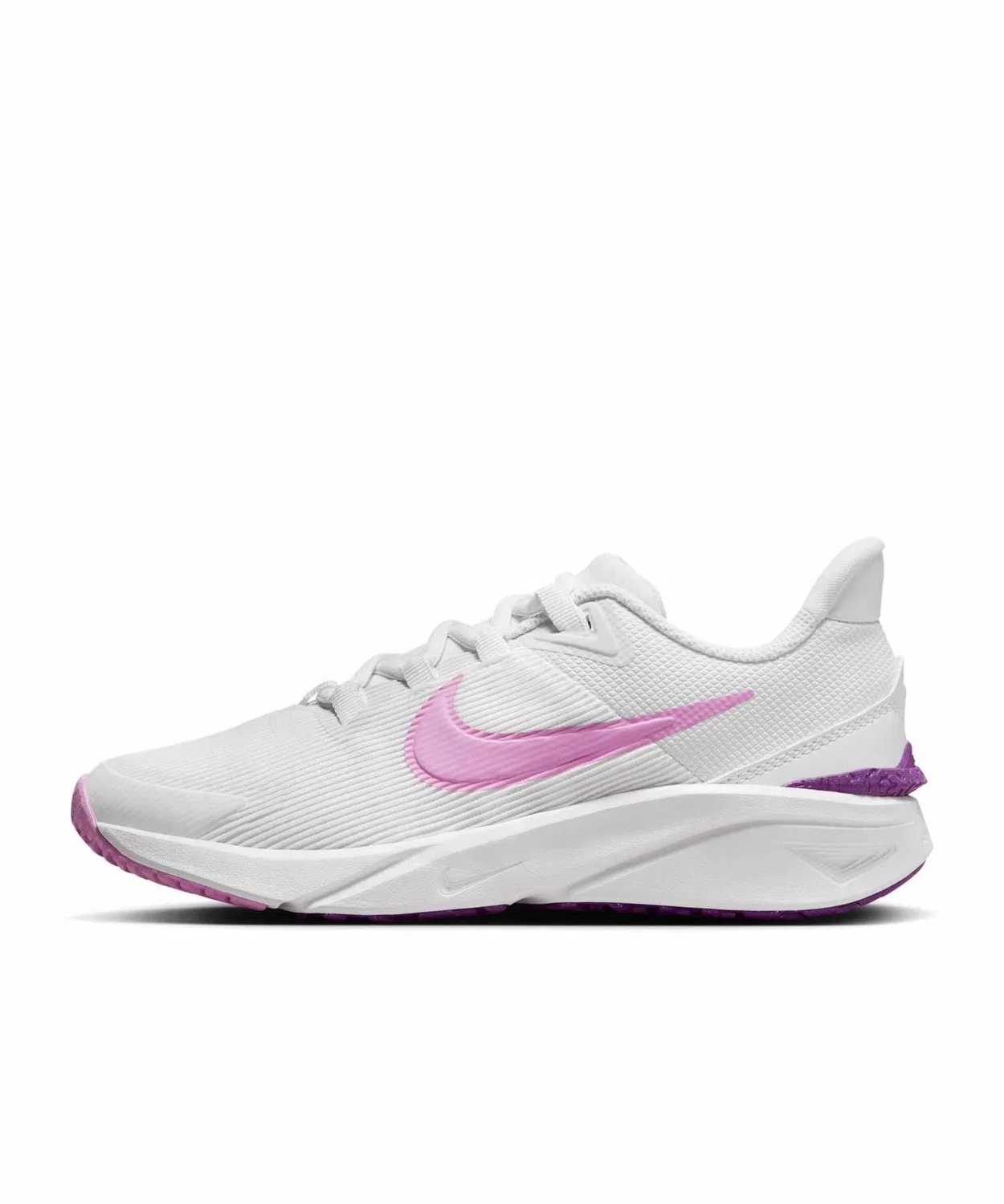 Детские кроссовки с шнуровкой Star Runner 4 NIKE, Summit White