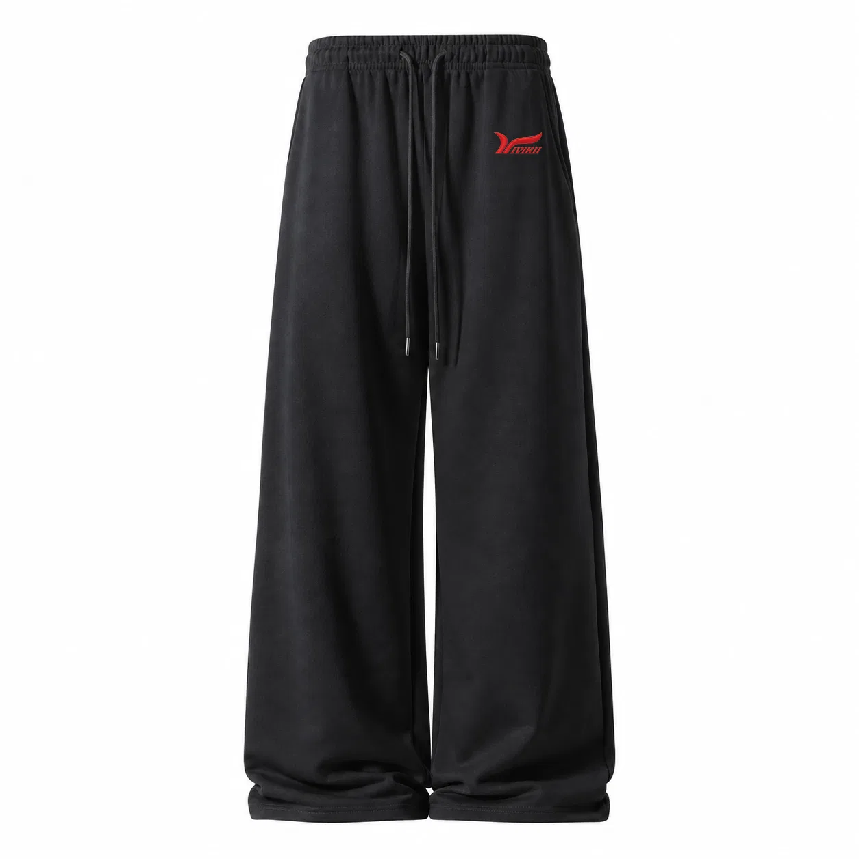 Детские брюки свободного кроя YIVIKII, Black