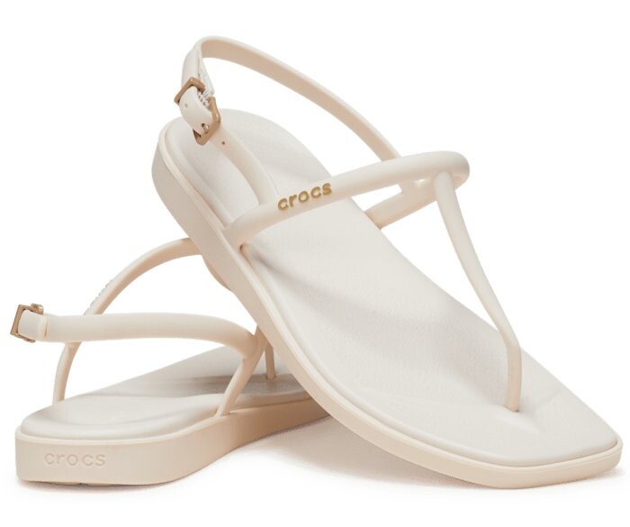 Сланцы Crocs Women's Miami Flip Thong, белый — фото 3