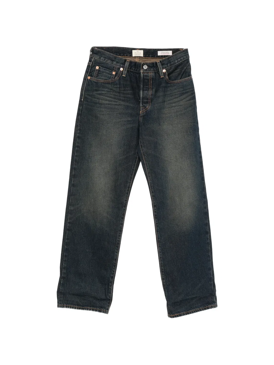 Прямые джинсы синего цвета Levi's, синий