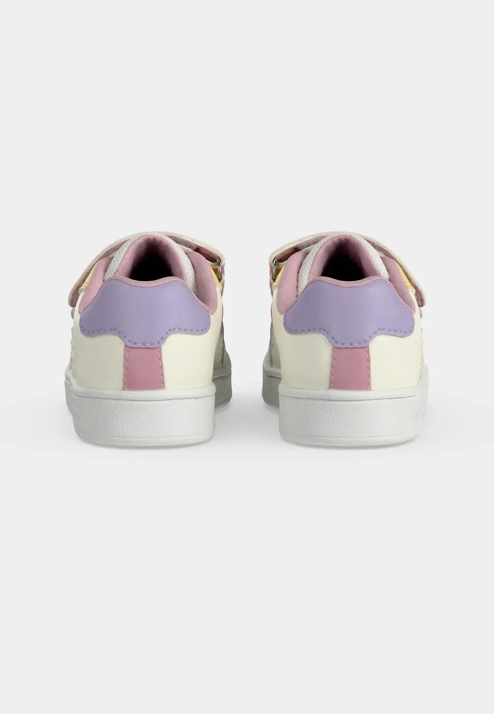 Детские туфельки Eclyper для девочек Geox, Optic White/Rose — фото 4