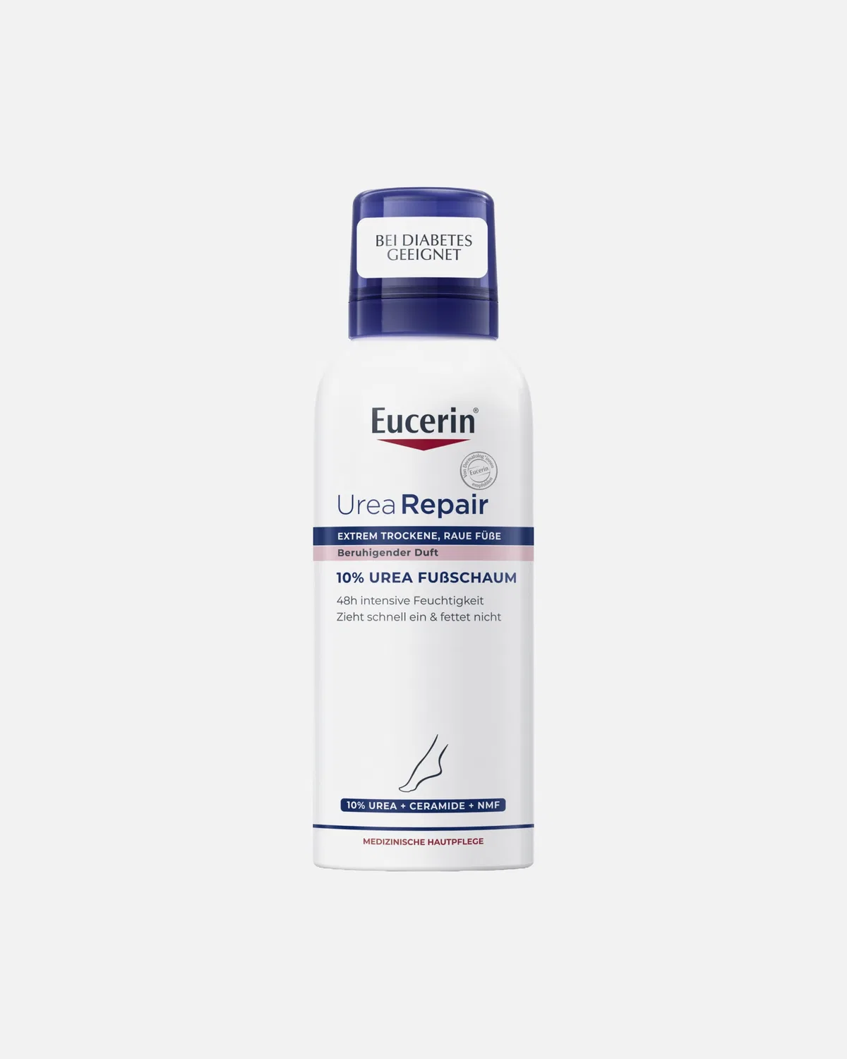 Крем для ног Urearepair Plus, пена для ног 10% Eucerin, 150 Ml