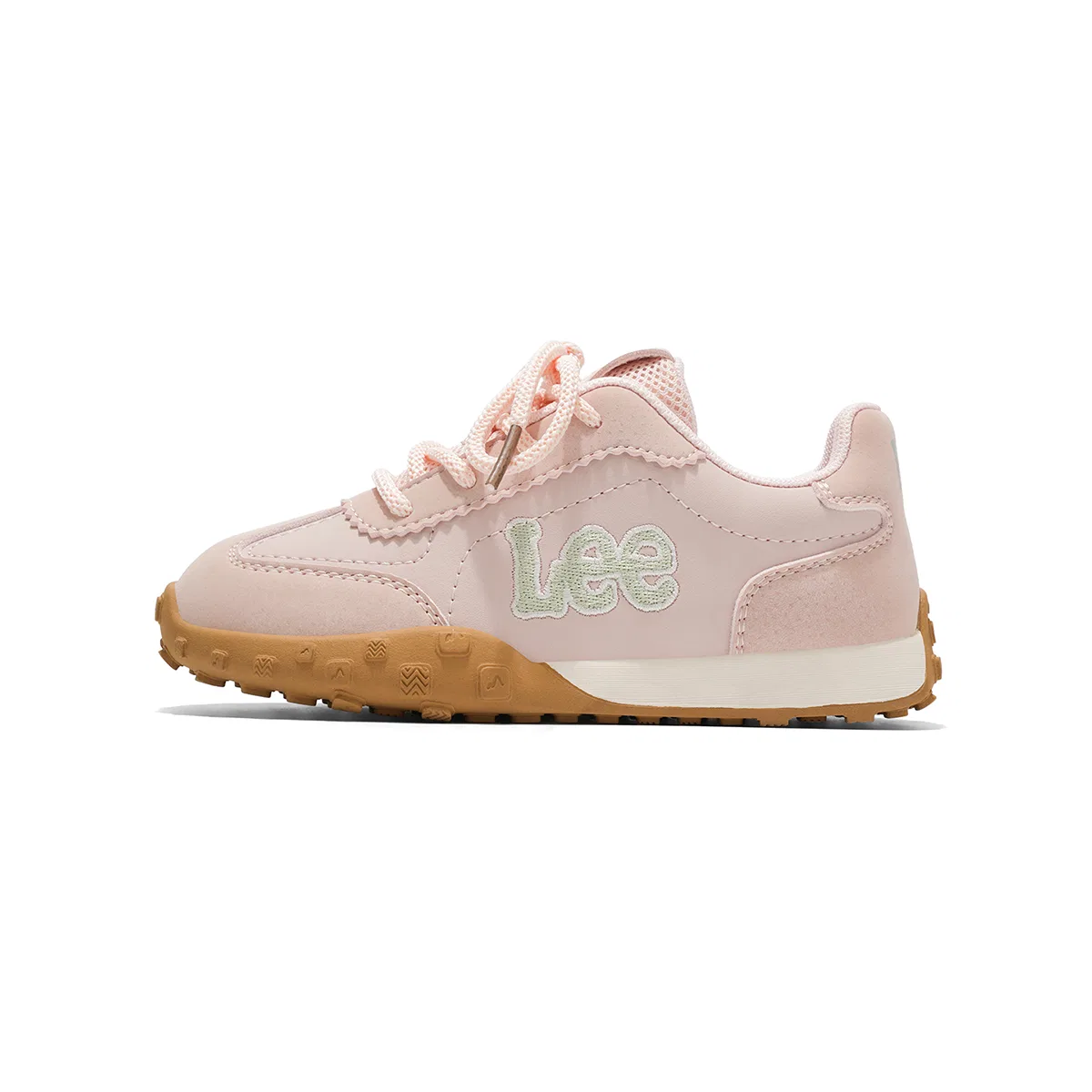 Детские кеды из экокожи Lee, Pink