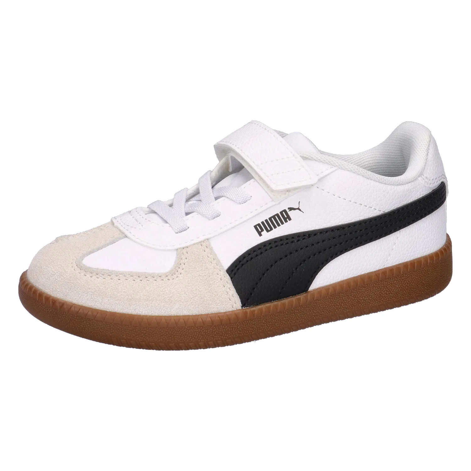 Детские кроссовки с закрытой фиксацией Club LT AC PS Puma, Weiß Schwarz Weiß