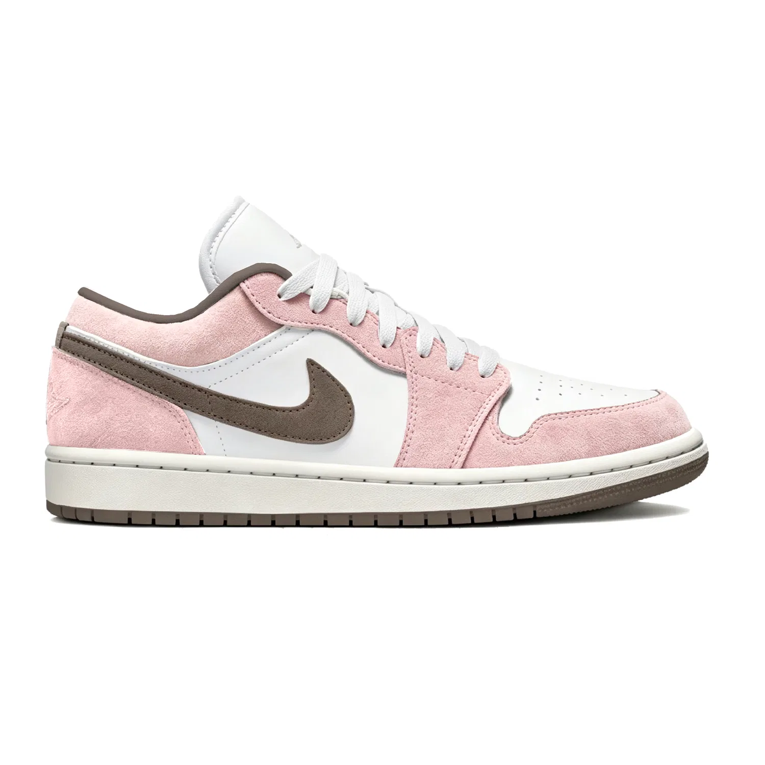 Детские кеды для скейтбординга с рисунком Jordan Nu Retro, Pink (Shopping Bag) — фото 4