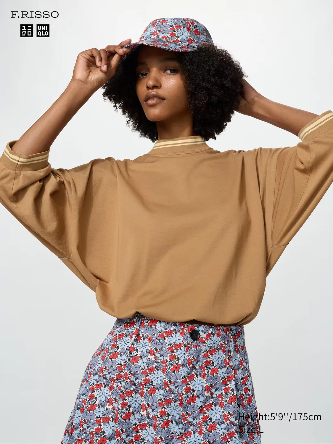 Футболка оверсайз из хлопка Supima Uniqlo, черный — фото 3