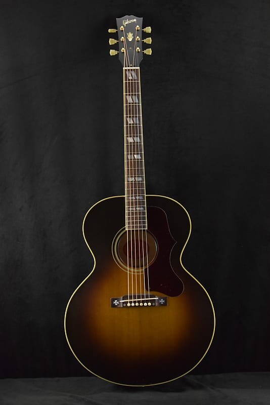 

Gibson Custom Shop 1952 J-185 Vintage Sunburst, Коричневый, Gibson Custom Shop 1952 J-185 Vintage Sunburst