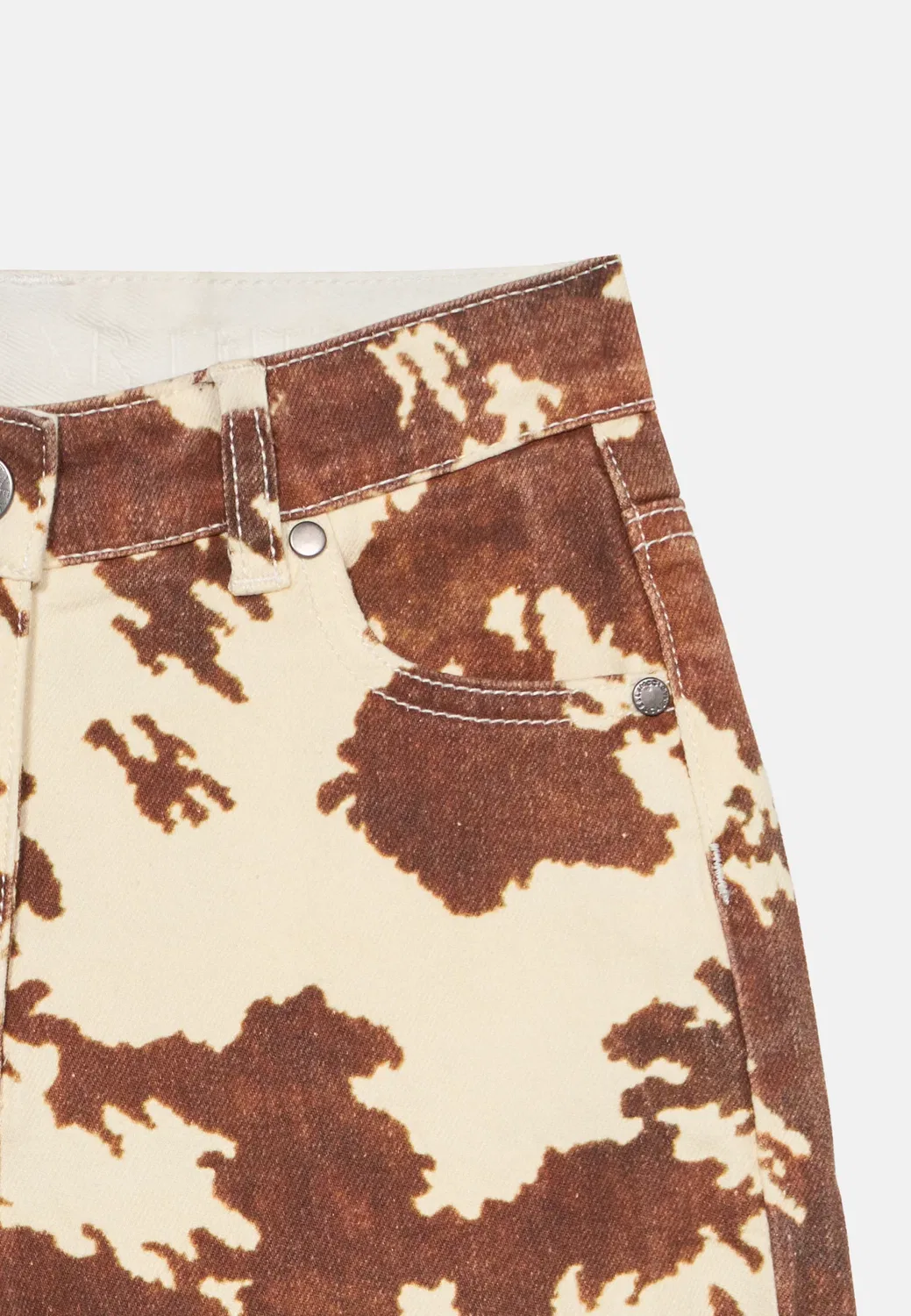 Брюки - штаны Stella Mccartney Kids, Avorio/Marrone — фото 4