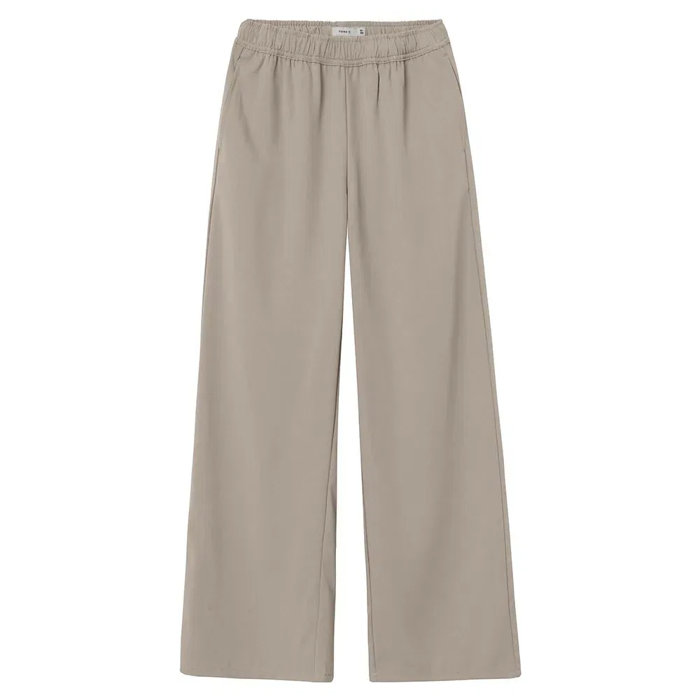 Детские брюки для девочек широкие Hamiad Wide Name it, Grey