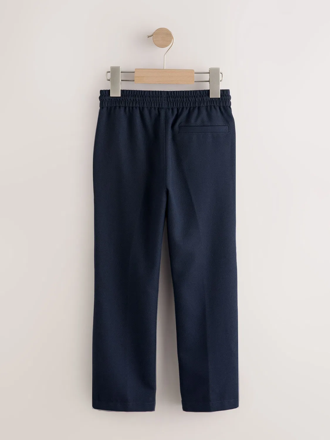 Брюки классические на резинке, Navy Pull-On Suit Trousers Next, темно-синий — фото 2