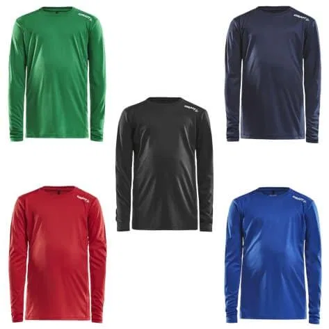 Детское лонгслив с длинным рукавом Rush LS Tee Jr Craft, Rot Scharlachrot