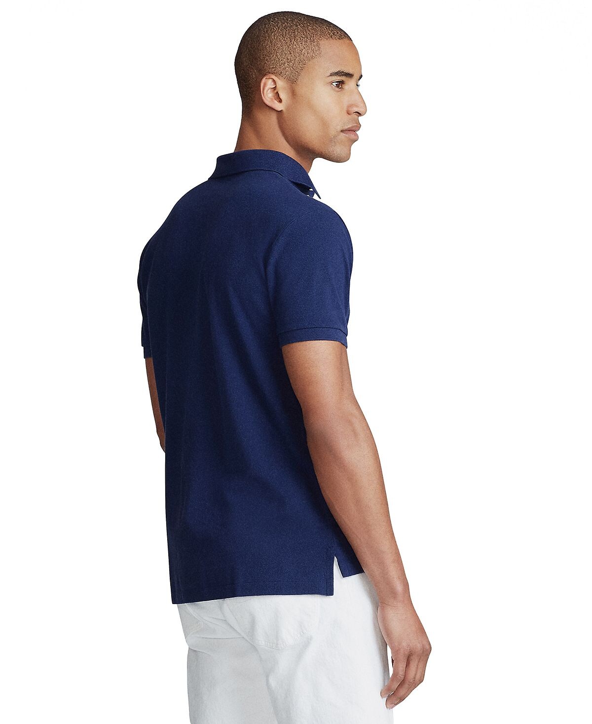 Мужская футболка-поло slim fit из сетчатой ​​ткани на заказ Polo Ralph Lauren, мульти — фото 3